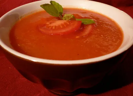 Soupe très light à la tomate