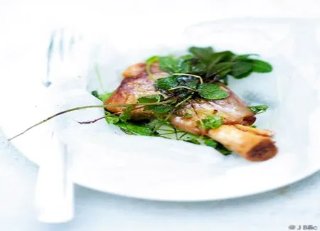 Souris d'agneau à la menthe