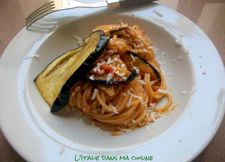 Spaghetti à la norma