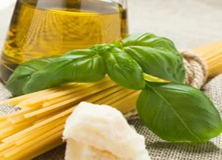 Spaghettis à l'huile aux herbes