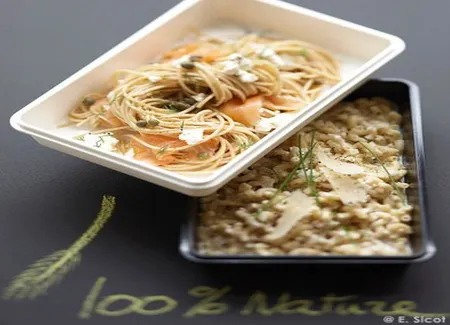 Spaghettis à la truite fumée