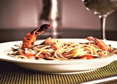Spaghettis aux fruits de mer (alla puccini)