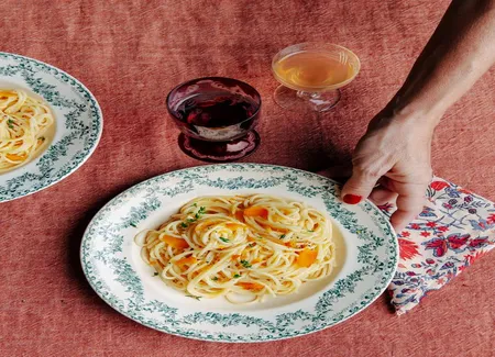 Spaghettis faciles à la poutargue