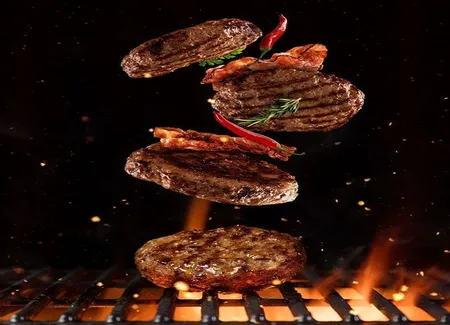 Steack haché barbecue