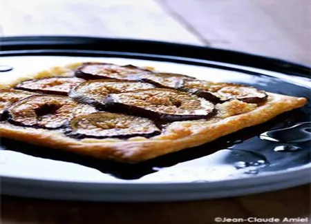 Tarte aux figues et sirop de tabac