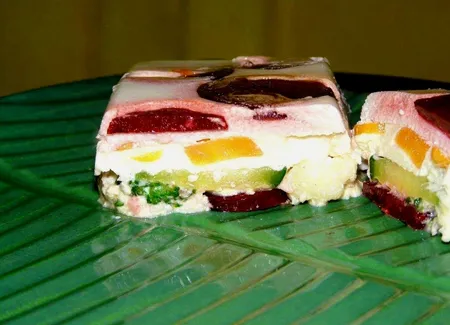 Terrine de fromage frais aux légumes