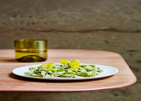 Tagliatelles aux épinards