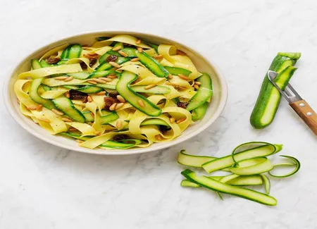 Tagliatelles aux tagliatelles de courgette