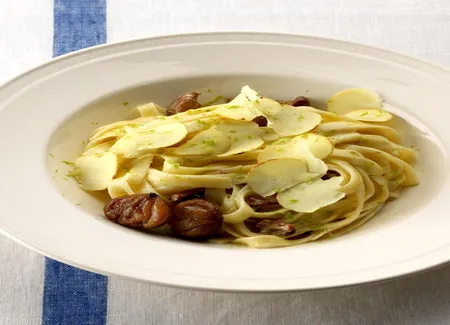 Tagliatelles champi-marrons