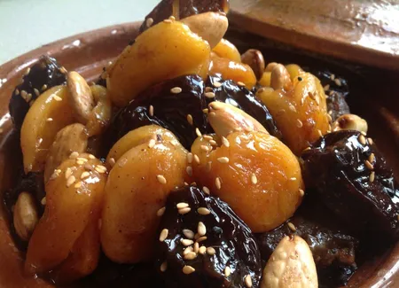 Tajine d'agneau aux fruits secs