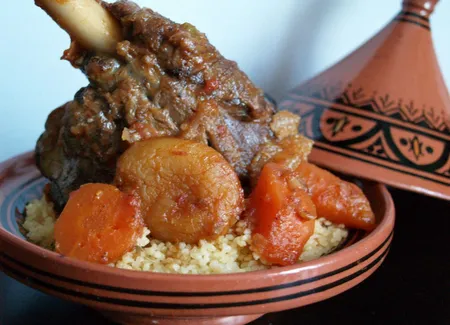 Tajine de souris d'agneau aux citrons confits