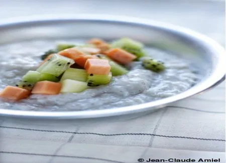 Tapioca aux fruits et à la citronnelle
