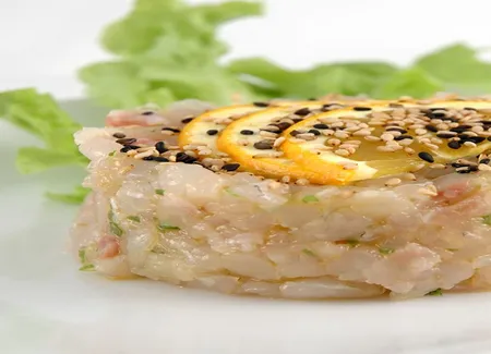 Tartare de bar de ligne