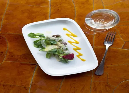 Tartare de crevettes bleues