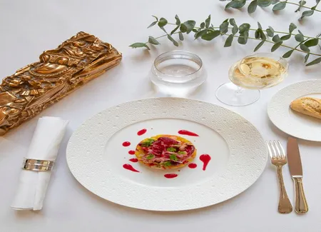 Tartare de haddock, betteraves