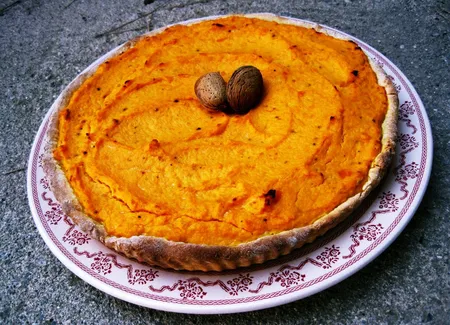 Tarte à la carotte et à la vanille
