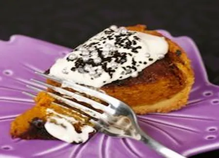 Tarte à la citrouille et au chocolat