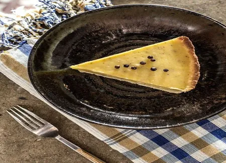 Tarte à la crème de citron vert et au poivre blanc