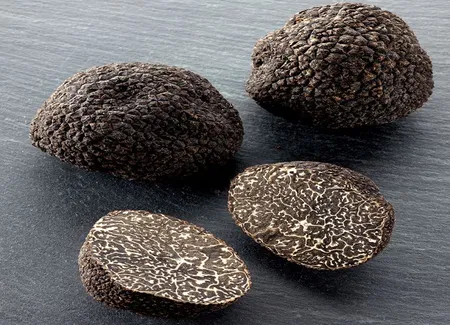 Tarte à la truffe noire de shinichi sato