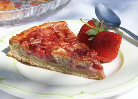 Tarte amandine aux fraises