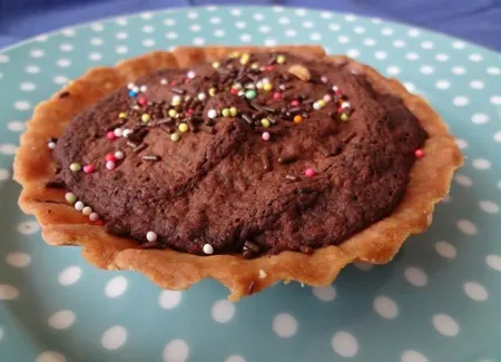 Tarte au chocolat en sucré-salé
