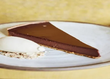 Tarte au chocolat intense