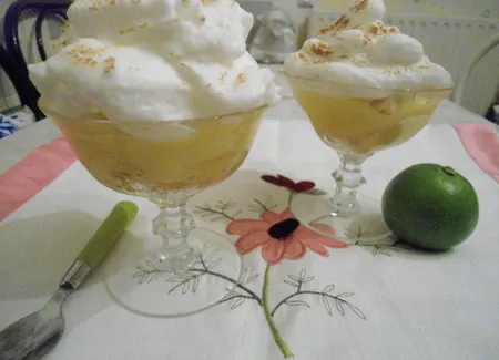 Tarte au citron destructurée
