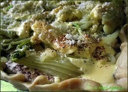 Tarte au fenouil et à l'oignon