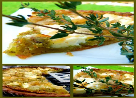 Tarte au pesto et ricotta