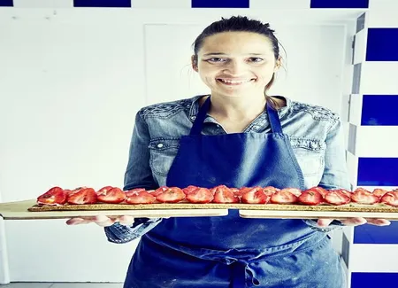 Tarte aux fraises à l'amande sans gluten