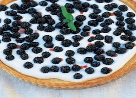 Tarte aux mûres et mascarpone