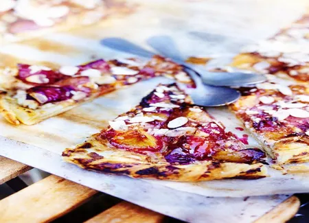 Tarte aux nectarines et crème ricotta