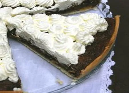 Tarte aux pacanes, café et chocolat