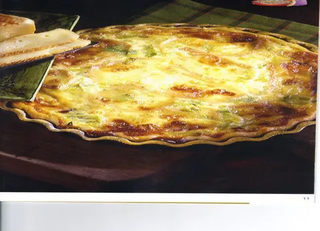 Tarte aux poireaux et maroilles