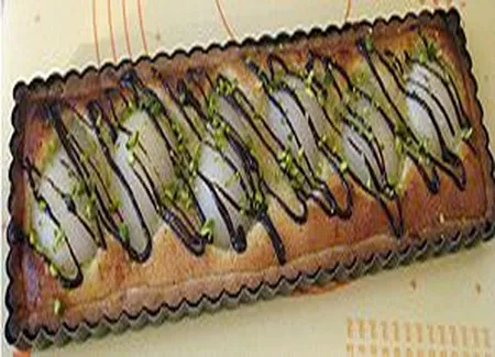 Tarte aux poires à la crème d'amande