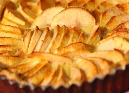 Tarte aux pommes golden