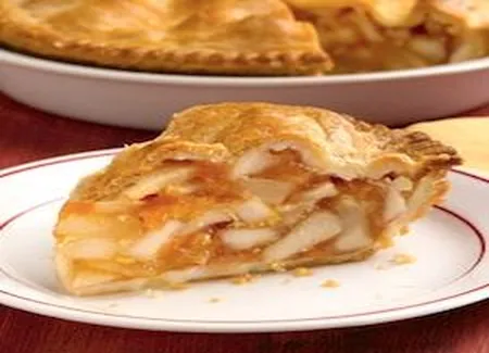 Tarte aux pommes et au miel