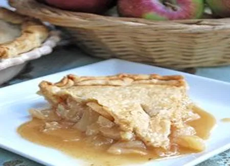 Tarte aux pommes et caramel
