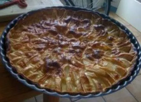 Tarte aux pommes et soja