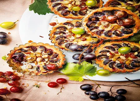 Tarte aux trois raisins