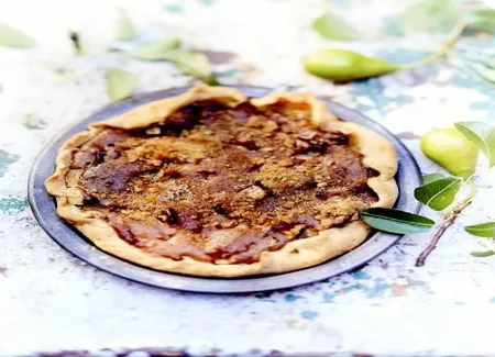Tarte caramelisée aux poires