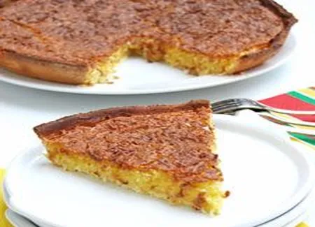 Tarte citronnée à la noix de coco et babeurre