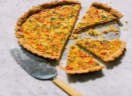 Tarte courgettes et carottes râpées