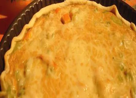 Tarte courgettes surimi