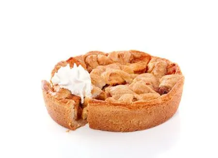 Tarte fine aux pommes et chantilly