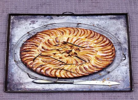 Tarte fine aux pommes et vanille