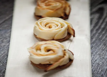 Tarte fleur de pomme de christophe michalak