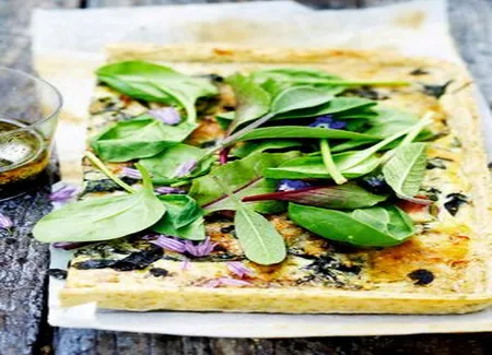 Tarte jambon et épinards