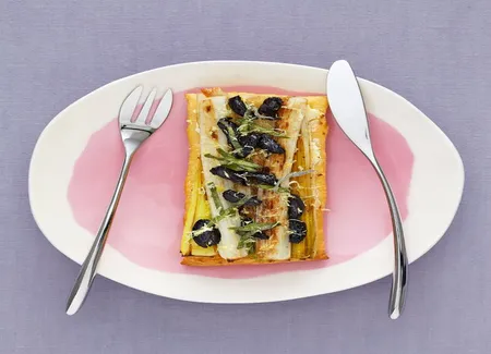 Tarte légère aux poireaux