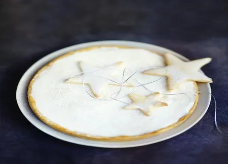 Tarte panna cotta au touron